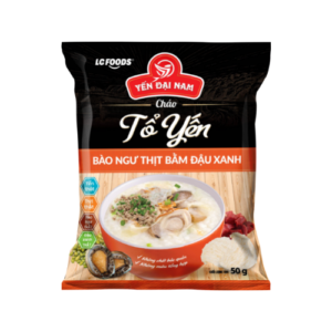 Cháo yến bào ngư thịt bằm đậu xanh