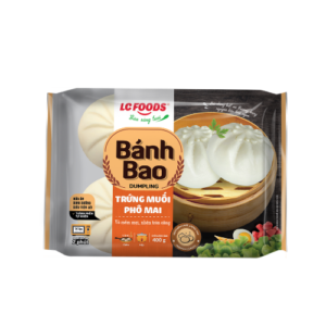 Bánh bao trứng muối phô mai 400g