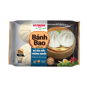 Bánh bao xá xíu sốt trứng muối 400g